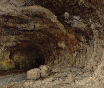 Gruta de Sarrazine cerca de Nans-sous-Sainte-Anne de Gustave Courbet